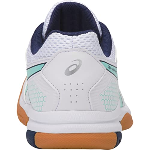 Asics Women's Gel-Rocket 8 Volleyball Shoes, 5, White/Icy Morning #TOP8