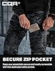 CQR Men’s Softshell Snow Ski Hiking Pants, Water Resistant Insulated Winter Thermal, Tactical Outdoor Pants for Cold Weather #4