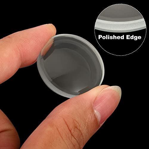 Image of PATIKIL 3 inch (75mm) Focal Length Double Concave Lens, 30mm Diameter 4mm Height Glass Optically Polished Round Edges Lens for Physics Experiment, Clear