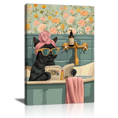 FajerminArt Divertido Baño Marcos Con Modernos Cuadros