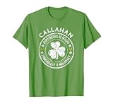 Callahan Irish Family Name T-Shirt
