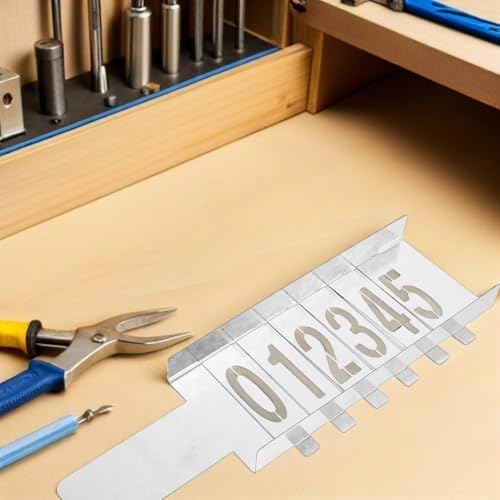 Plantillas de hierro para pintar números en buzones y señalización de fachadas 7