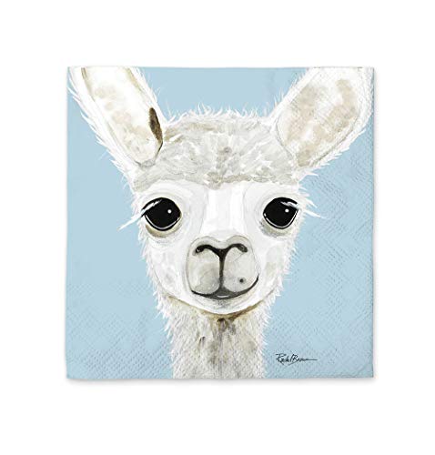 Paper Beverage Napkins By Studio Oh! - Farm Animals - Pack Of 40 - Full-Color Art - 3-Ply Strong & Durable, Easy Cleanup - For Everyday & All Occasions #TOP28