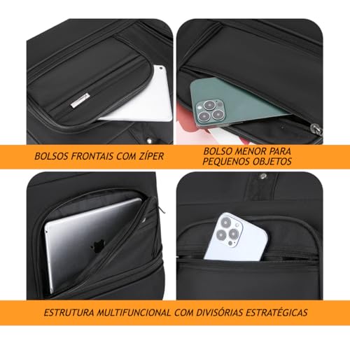 TOKSHOP Sacola Viagem Com Rodinhas Bolsa Grande 50 Litros Expansível