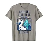 Disney Frozen Chillin' Like Olaf On My 4th Birthday T-Shirt