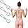 Resistance Bands, Figure 8 Resistance Bands for Women Men, 8 Shaped Resistance Rubber Band for Arms, Back, Shoulder Stretch with Handles, Not Break, Portable, Purple 25LB