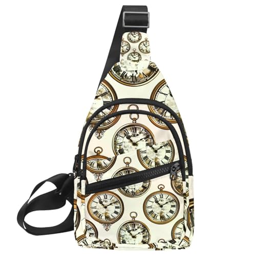 Mochila cruzada ergonómica para entrenar sin molestias con diseño vintage