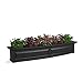 Mayne Inc. 4832 Nantucket Rectangular Window Box Planter Color: Black