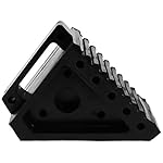 MAXXHAUL 70472 Solid Rubber Heavy Duty Black Wheel Chock 2-Pack, 8" x 4" x 6" - Image 3