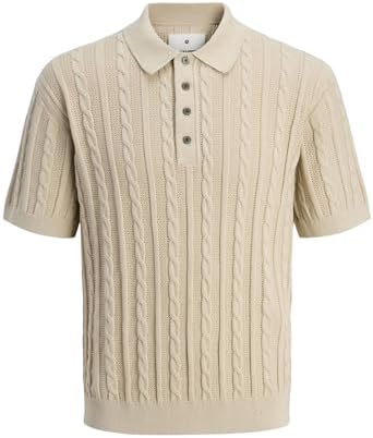 JACK & JONES Jprblamason Knit Polo Ss