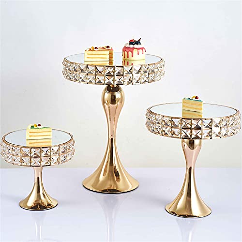 Support d'affichage de dessert stable en métal or : la solution chic pour valoriser vos buffets - 4