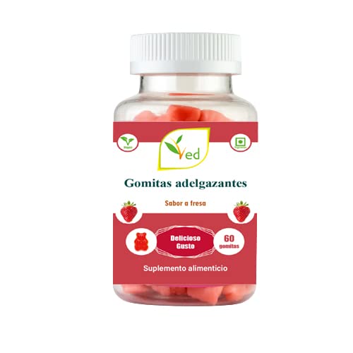 Gomitas adelgazantes Ved; SLIM Chews sabor fresa, garcinia cambogia cruda sin filtrar con gomitas de...