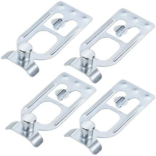 Polar Tangro Teardrop Pallet Rack Safety Clip - Pallet Racking Beam Safety Clip Teardrop Connector for Spacerak, Steel King, Bulldog with Tear Drop Alignment Holes (50PCS)