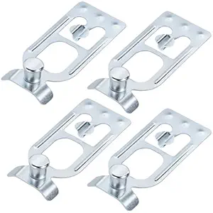 Teardrop Pallet Rack Safety Clip - Pallet Racking Beam Safety Clip Teardrop Connector for Spacerak, Steel King, Bulldog with Tear Drop Alignment Holes (100PCS)