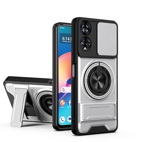 Case �Ή��@�� for TCL 50 XE 5G, �Ή��@�� for TCL 50 XE 5G ���C�f���A���X�^���h�t���X�}�z�P�[�X Silver