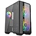 Price comparison product image Cooler Master HAF 500 PC Case: Mid-Tower, 2 x 200mm Pre-Installed ARGB Fans for High-Volume Airflow, Rotatable 120mm GPU Fan, Versatile Cooling Options, Tempered Glass Side Panel, Removeable Top