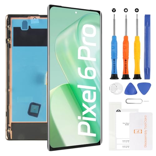 Écran tactile OLED pour Google Pixel 6 Pro avec châssis noir et outils