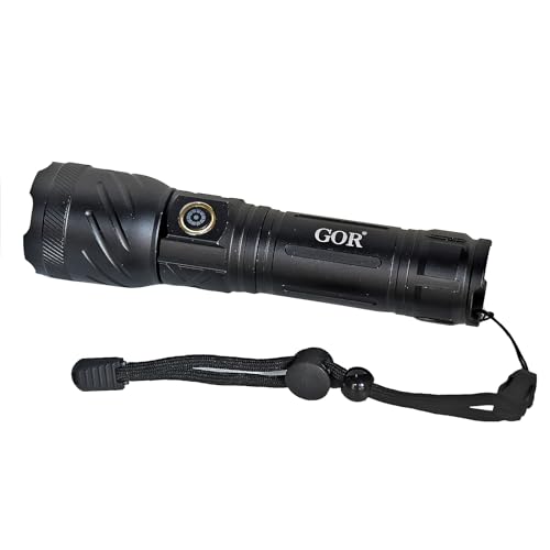 GOR-30W-Spot-LED-1500-Lumens-Flashlight-Torch-5-Modes-Rechargeable-C-Type-Charging-Battery-Indicator-FT21