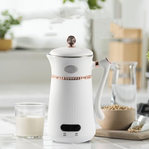 Mini soybean milk machine in use for making fresh soymilk