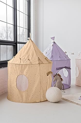 3 Sprouts Kids Play Tent Playhouse Castle with Recycled Fabric for Indoor and Outdoor Games in Terrazzo Clay 8 41ltfGDUqfL. AC