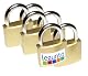 Gleichschließende Vorhängeschlösser Legunto Set mit 6 Schlössern