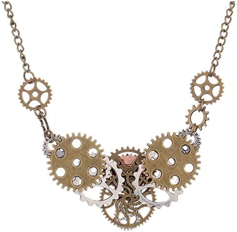 100g (70-80pcs) Mix Skeleton Steampunk Clock Watch Gear Cog Wheel Pendant Charms Jewelry Making DIY Steampunk Gear Pendant Charms Wholesale (4 Color Mixed)