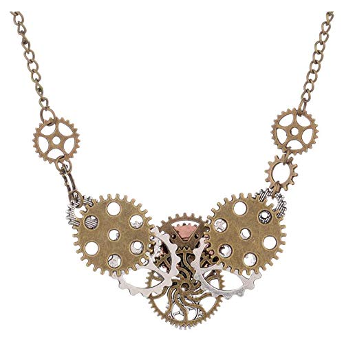 100G (70-80Pcs) Mix Skeleton Steampunk Clock Watch Gear Cog Wheel Pendant Charms Jewelry Making Diy Steampunk Gear Pendant Charms Wholesale (4 Color Mixed) #TOP3