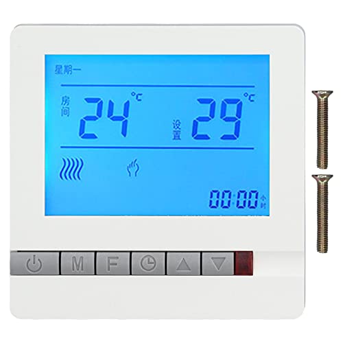 Termostato Intelligente Termostato Accurato Sensore di Temperatura Accurato Smart Schermo LCD Design di Temperatura Rilevamento di Surriscaldamento del di Protezione Digital Home