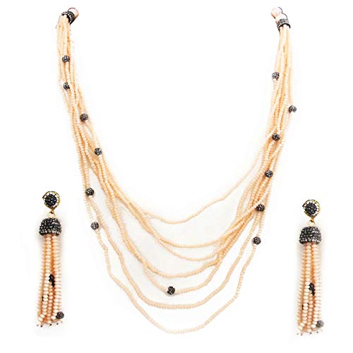 Collar de piedras semipreciosas étnico ideal para regalar a mujeres y niñas