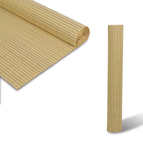 Sekey PVC Sichtschutzmatte Stabiler Sichtschutzzaun mit Kabelbindern, Wetterfest Sichtschutz für Balkon Garten Terrasse… – Bild 6