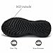 Socviis Mens Slip On Running Shoes Athletic Walking Trainers Lightweight Breathable Mesh Tennis Sneakers All Black