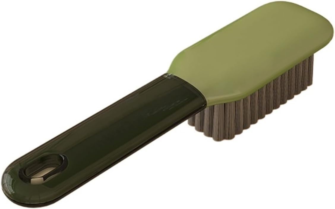 Collar Wash Brush Shoes Soft Wipe Small Bathroom Floor Clean Clothes(Gray)