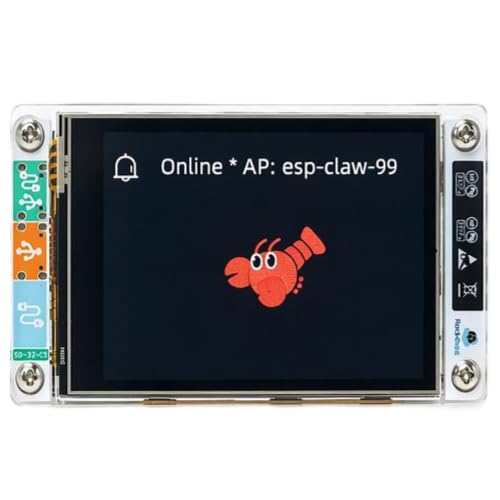 RockBase NM-CYD-C5 ESP32-C5 Development Board 2.8 Touchscreen Dual-Band Wi-Fi 6 Built-in ESP-Claw AI Smart Frame Compatible with Arduino