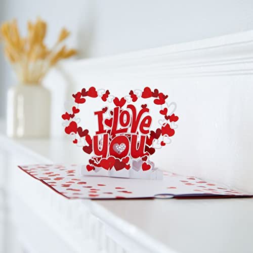 Over The Moon For You Celestial Love Pop-Up Card And Sentiment Set For Husband Anniversary Card For Couple