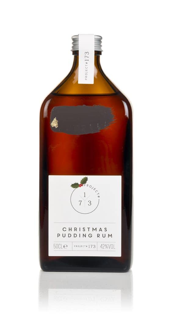 Project #173 Christmas Pudding Rum 42%, 50cl | Caribbean Rum Infused with Christmas Pudding Flavours | Festive Flavours Galore | Notes of Brown Sugar, Nutmeg, Dried Fruit, Honey, Almond and Dried