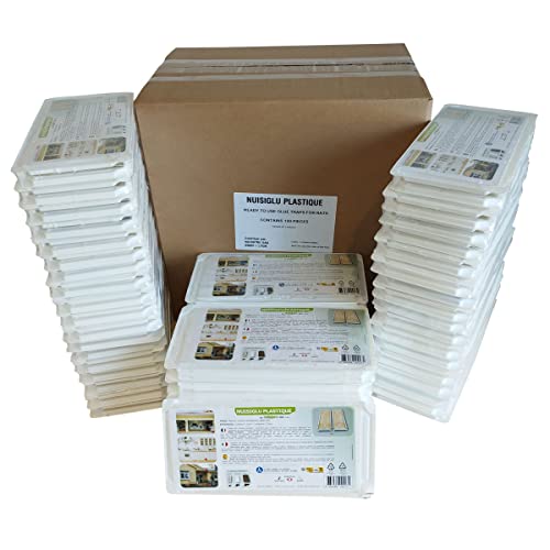 NUISIPRO - Plaques de glu Anti-Rats et Anti-Souris - Lot de 100 - Pièges à Colle pour Zone Humide