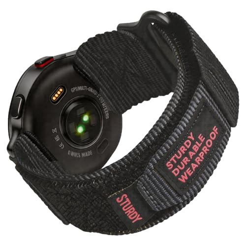 Correa de nylon 22mm para reloj compatible Garmin Venu 3 y 4