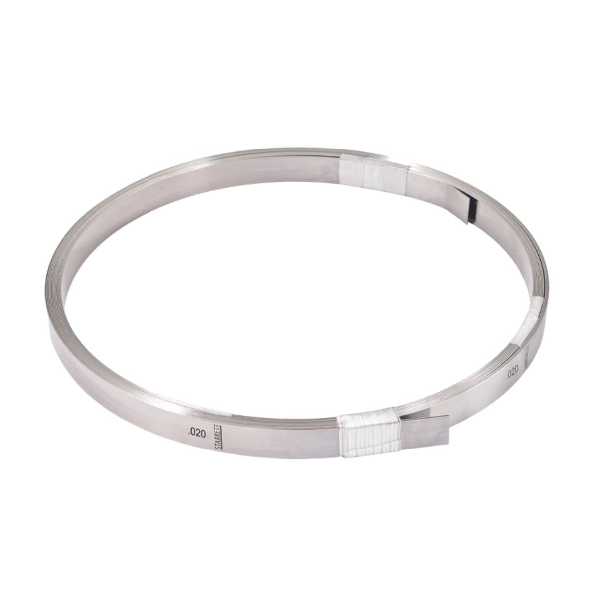 Starrett 666-21 Steel Thickness Feeler Gage Coil, 0.021" Thickness, 1/2" Width, 20" Length