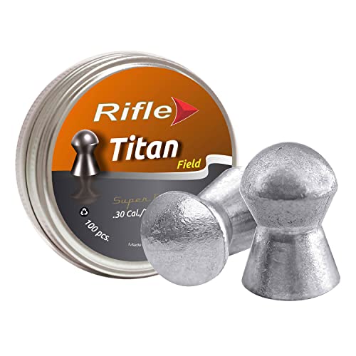 Rifle Titan .30 Cal Round Nose Air Gun Pellets 100ct