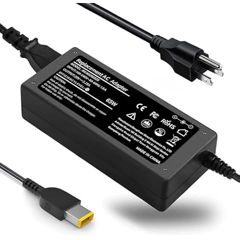 TSKYBEAR 65W Laptop Charger Replacement for Lenovo Thinkpad T460 T470 T470S T430 T440 T440S T440P T450 T460S T540P T560 E440 E450 E550 E560 G50 Z50 AC Adapter Power Supply Cord Cover
