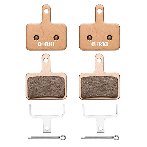 Image of 2 Pairs Brake Pads for TRP Tektro Shimano Deore Br-M575 M525 M515 T615 T675 M505 M495 M486 M485 M475 M465 M447 M446 M445 M416 M415 M395 M375 M315 M355 C601 C501(Resin,Semi-Metallic,Sintered Metal)