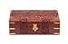 Produktbild Christmas Thanksgiving Gifts Decorative Wooden Jewellery Trinket Holder Keepsake Storage Box Organiser with Intricately Hand Carved Floral Design & Velvet Interior