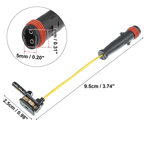 image for X AUTOHAUX 4pcs 2115401717 Front Rear Disc Break Pad Wear Sensor for M