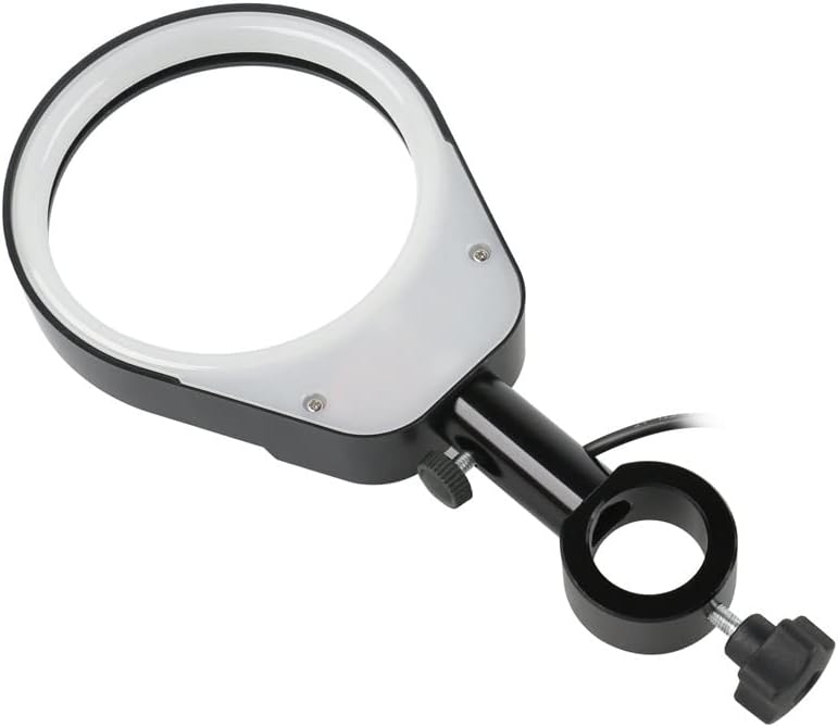 顕微鏡アクセサリーキット 38 48 80 SMD LED リングライト 25mm 取り付け直径 調節可能な顕微鏡イルミネーター顕微