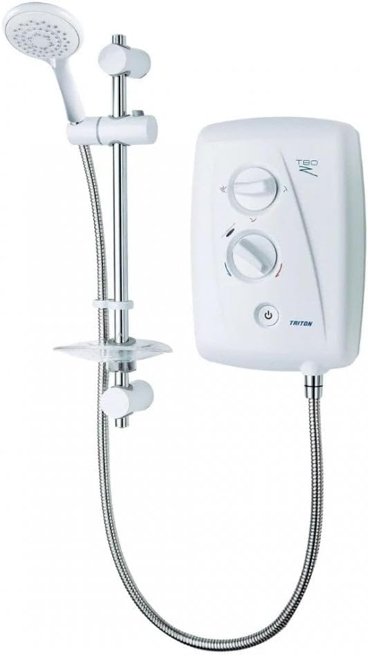 Triton Showers T80Z Fast-Fit 7.5Kw Electric - White and Chrome