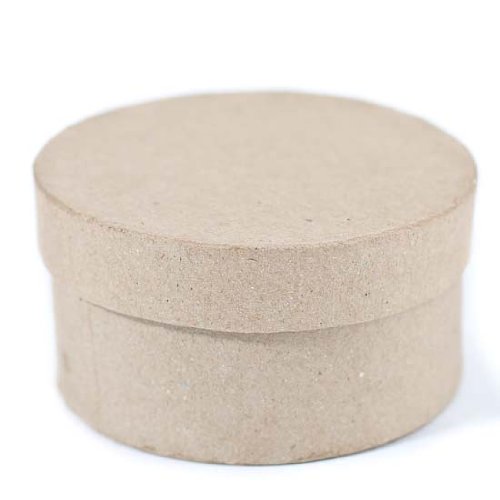 Factory Direct Craft Package of 12 Ready to Decorate Paper Mache Boxes with Lid for Crafting, Creating and Projects