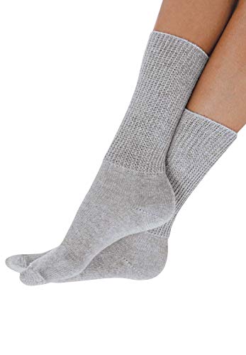 Comfort Choice Women's Plus Size 2-Pack Open Weave Extra Wide Socks4