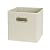 Household Essentials 82-1 Foldable Fabric Storage Bins | Set of 6 Cubby Cubes with Handles | Natural, 6 lbs