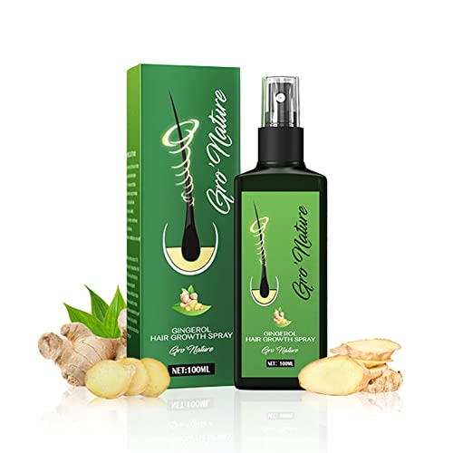 FIDNT GROFIDNTture Gingerol Hair Growth Spray Nourishing Ginger Spray Organic Growth Plus Hair Growth Serum Hair Loss Treatment