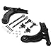 A-Premium Set of 8, Front Lower Control Arm, Lower Ball Joint, Inner Outer Tie Rod End, Compatible with Volkswagen Jetta 1999-2005, Golf 1999-2005, Beetle 1998-2007